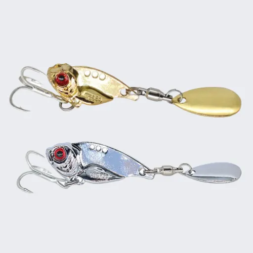 2 Pcs Spinner Fishing Lures Rotating Sequin Spoon - Fishing Cape